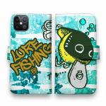 【手帳型】【釣りざんまい】ありそでなさそなクランクベイト