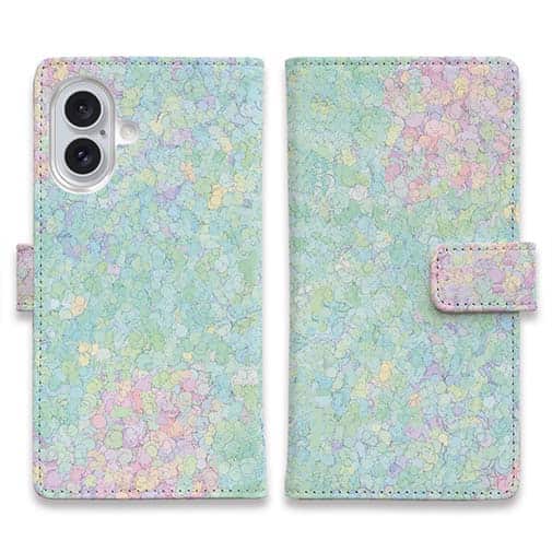 【手帳型】初夏の風 ステンドグラス風