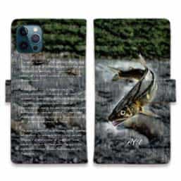 【手帳型】飛翔するアユ