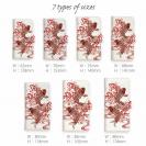 【手帳型】タトゥー風昇り鯉　レッド&ホワイト