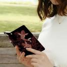 【手帳型】タトゥー風昇り鯉　レッド&ブラック