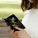 【手帳型】タトゥー風昇り鯉　ゴールド&ブラック