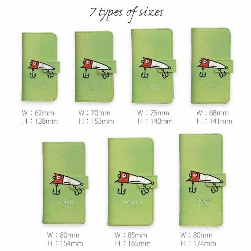 【手帳型】お気に入りのルアー