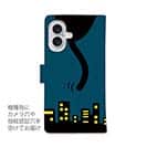 【手帳型】夜遊び好きな黒猫(wakat)