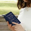 【手帳型】【釣りざんまい】釣りが好きなんです_ネイビー