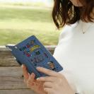 【手帳型】【釣りざんまい】釣りが好きなんです_カラフルデニム風