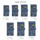 【手帳型】【釣りざんまい】釣りが好きなんです_カラフルデニム風