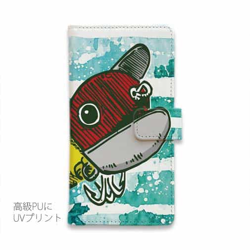 【手帳型】【釣りざんまい】ありそでなさそなクローラー