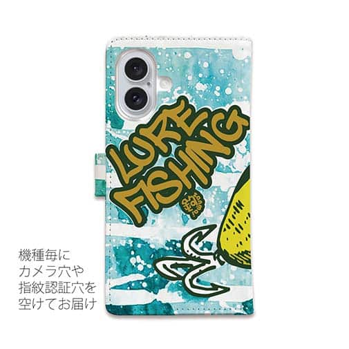 【手帳型】【釣りざんまい】ありそでなさそなクローラー