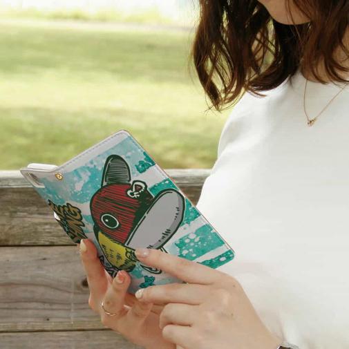 【手帳型】【釣りざんまい】ありそでなさそなクローラー