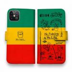 【手帳型】【釣りざんまい】釣りが好きなんです_ラスタカラー