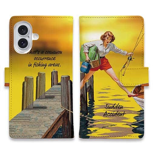 【手帳型】思わぬ出来事 ボートに乗り込む時