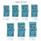 【手帳型】【釣りざんまい】釣りが好きなんです_カラフルスカイブルー