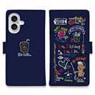 【手帳型】【釣りざんまい】釣りが好きなんです_カラフルネイビー