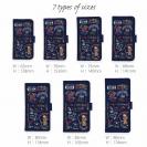 【手帳型】【釣りざんまい】釣りが好きなんです_カラフルネイビー