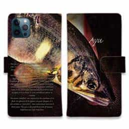 【手帳型】鮎(アユ)の追い星