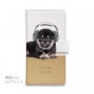 【手帳型】黒柴（子犬）だってNo Music No Life