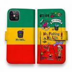 【手帳型】【釣りざんまい】釣りが好きなんです_カラフルラスタカラー