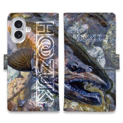 【手帳型】【HOOZUKI】高原川のヤマメ
