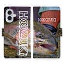 【手帳型】【HOOZUKI】ヒレピンのニジマス