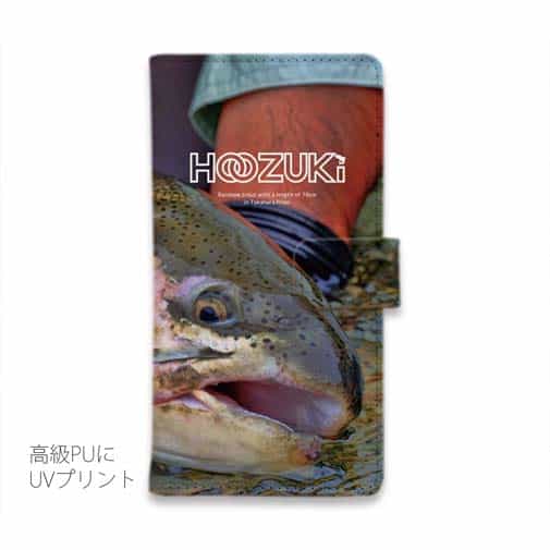 【手帳型】【HOOZUKI】ヒレピンのニジマス