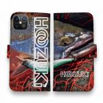 【手帳型】【HOOZUKI】サクラマスとルアー