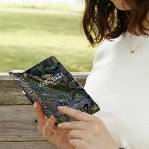 【手帳型】【HOOZUKI】水面とニジマス