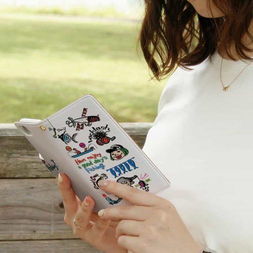 【手帳型】【釣りざんまい】魚釣りに出かけよう!