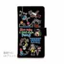 【手帳型】【釣りざんまい】魚釣りに出かけよう!_カラフルブラック