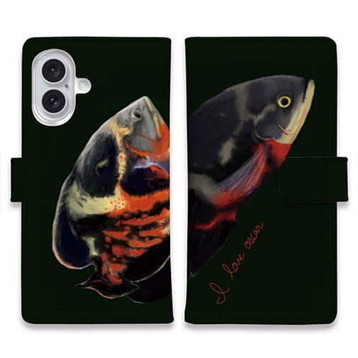 【手帳型】【佐藤ケロ子】I LOVE レッド・オスカー