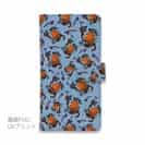 【手帳型】【釣りざんまい】エギに釣られるアオリイカ_カラフルデニム風