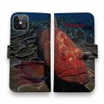 【手帳型】グルーバー・フィッシュ(アカハタ類)　アメコミ風