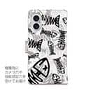 【手帳型】ボーン・フィッシュ　ホワイト