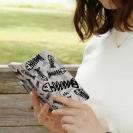 【手帳型】ボーン・フィッシュ　ホワイト