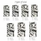 【手帳型】ボーン・フィッシュ　ホワイト