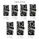 【手帳型】ボーン・フィッシュ　ブラック