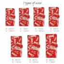 【手帳型】ボーン・フィッシュ　レッド