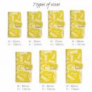 【手帳型】ボーン・フィッシュ　イエロー