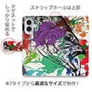 【手帳型】ブラックバス2 ペンキペイント