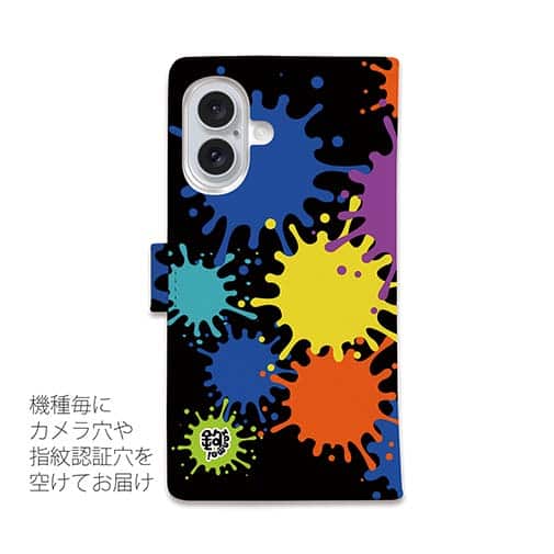 【手帳型】【釣りざんまい】エギに襲いかかるアオリイカ