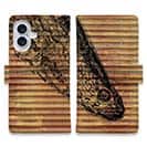 【手帳型】ライギョ　鉄錆