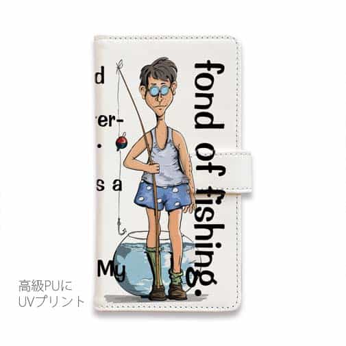 【手帳型】おじさんは釣りが大好き