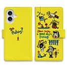 【手帳型】【釣りざんまい】魚釣りに出かけよう!_カラフルイエロー