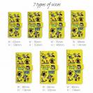 【手帳型】【釣りざんまい】魚釣りに出かけよう!_カラフルイエロー