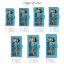 【手帳型】【釣りざんまい】ついついウトウトしちゃった釣り人_カラフルスカイブルー