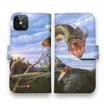 【八百板浩司】【手帳型】Bass & Pencil 水面を割ってルアーに飛びつくバス