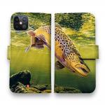 【八百板浩司】【手帳型】Brook Trout & Mayfly メイフライにかかったブルックトラウ