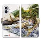 【八百板浩司】【手帳型】Yamame & Mayfly メイフライにかかったヤマメ