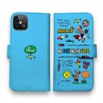 【手帳型】【釣りざんまい】釣りに行きませんか?_カラフルスカイブルー