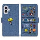 【手帳型】【釣りざんまい】釣りに行きませんか?_カラフルデニム風